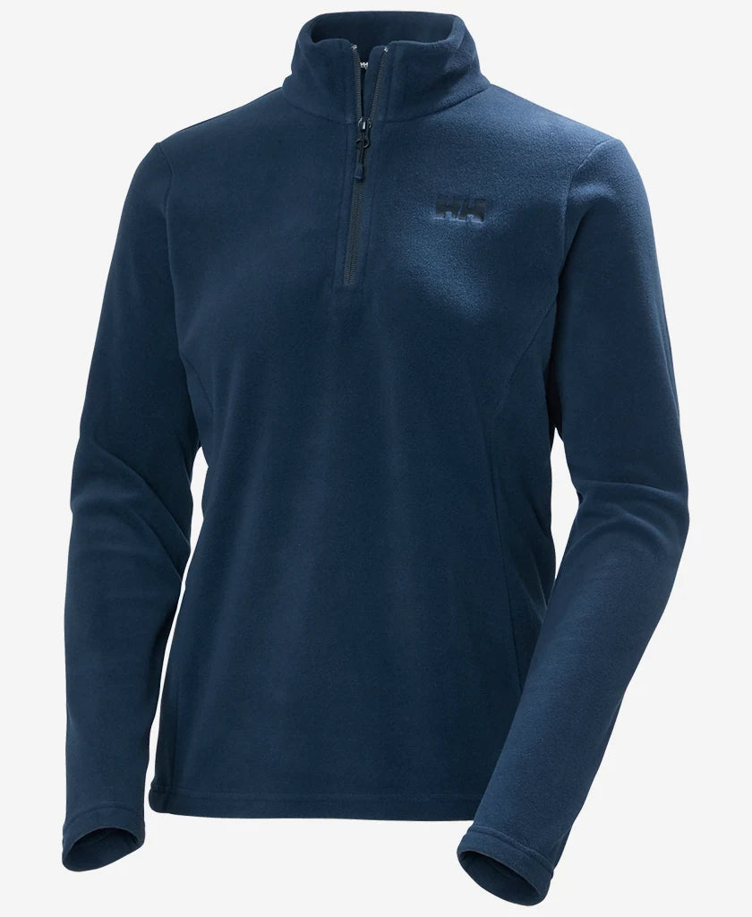 Helly Hansen Womens Daybreaker 1/2 Zip Fleece in Navy, front