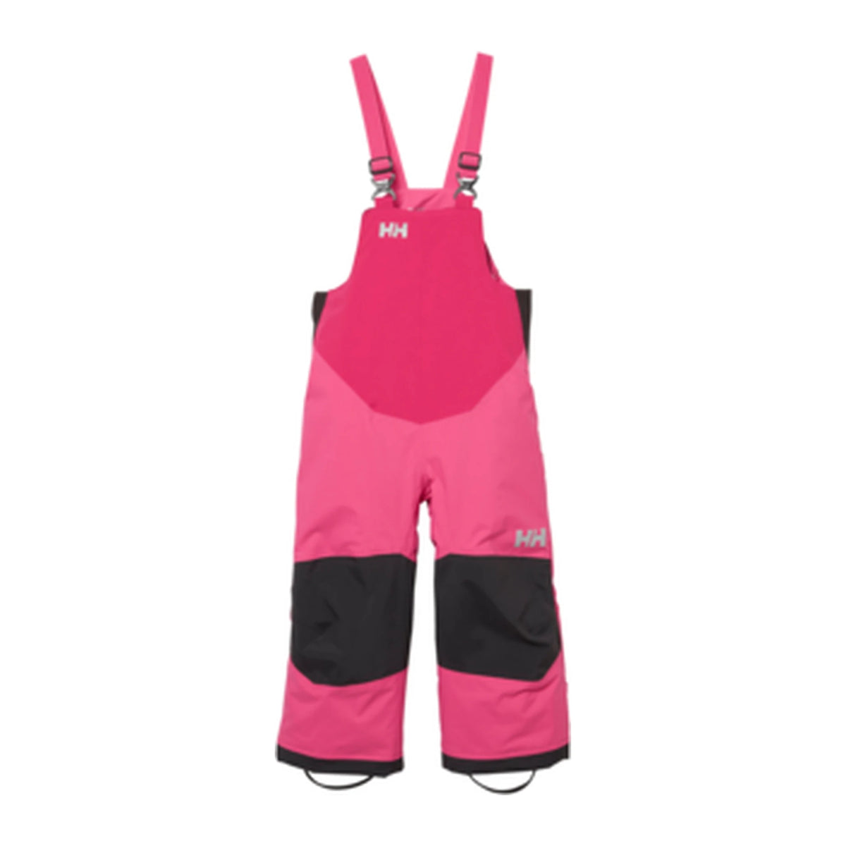 Helly Hansen Kids Rider 2 Insulated Bib in Hot Pink, front
