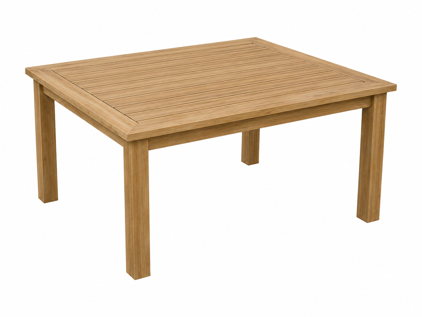 Poly Teak - Santa Monica Dining 60 Square w/ 8 chairs