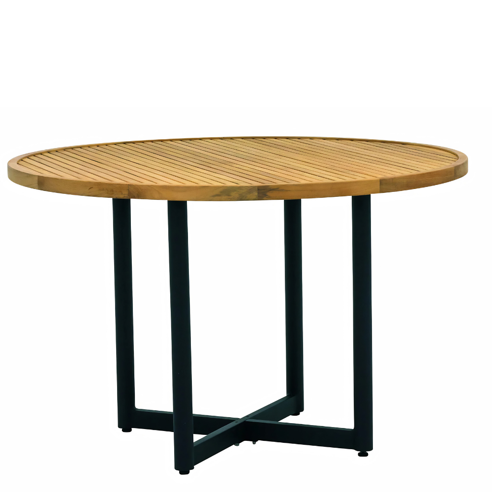 Al Fresco Jakarta Dining Set Teak Dining Table / 47 Round Dining Table