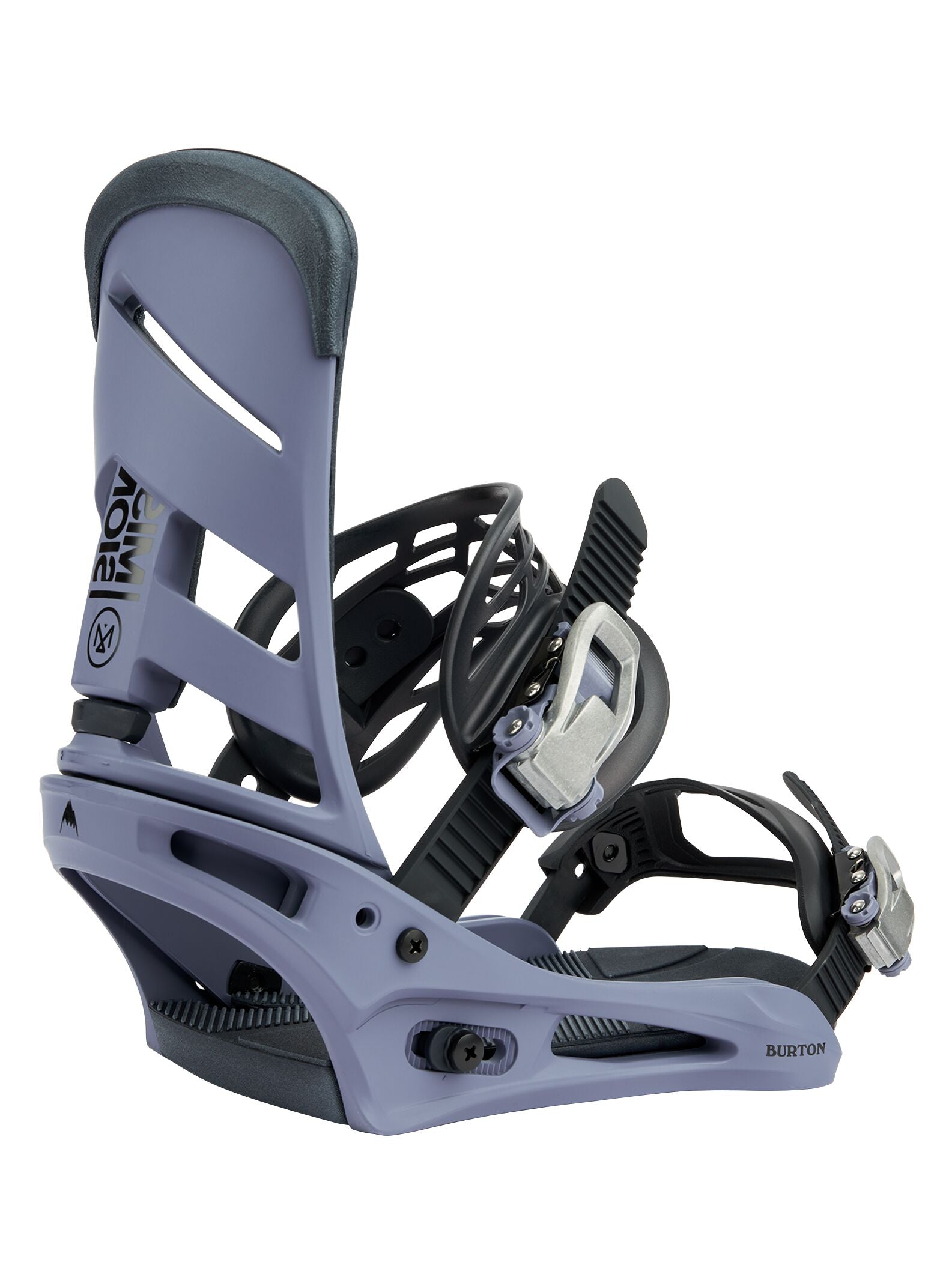 Mens Burton Mission Re:Flex Snowboard Bindings / Blue Gray