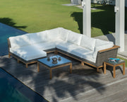 Kingsley Bate Azores Deep Seating Sectional Set Granite / Ocean / Azores Deep Seating Sectional Set
