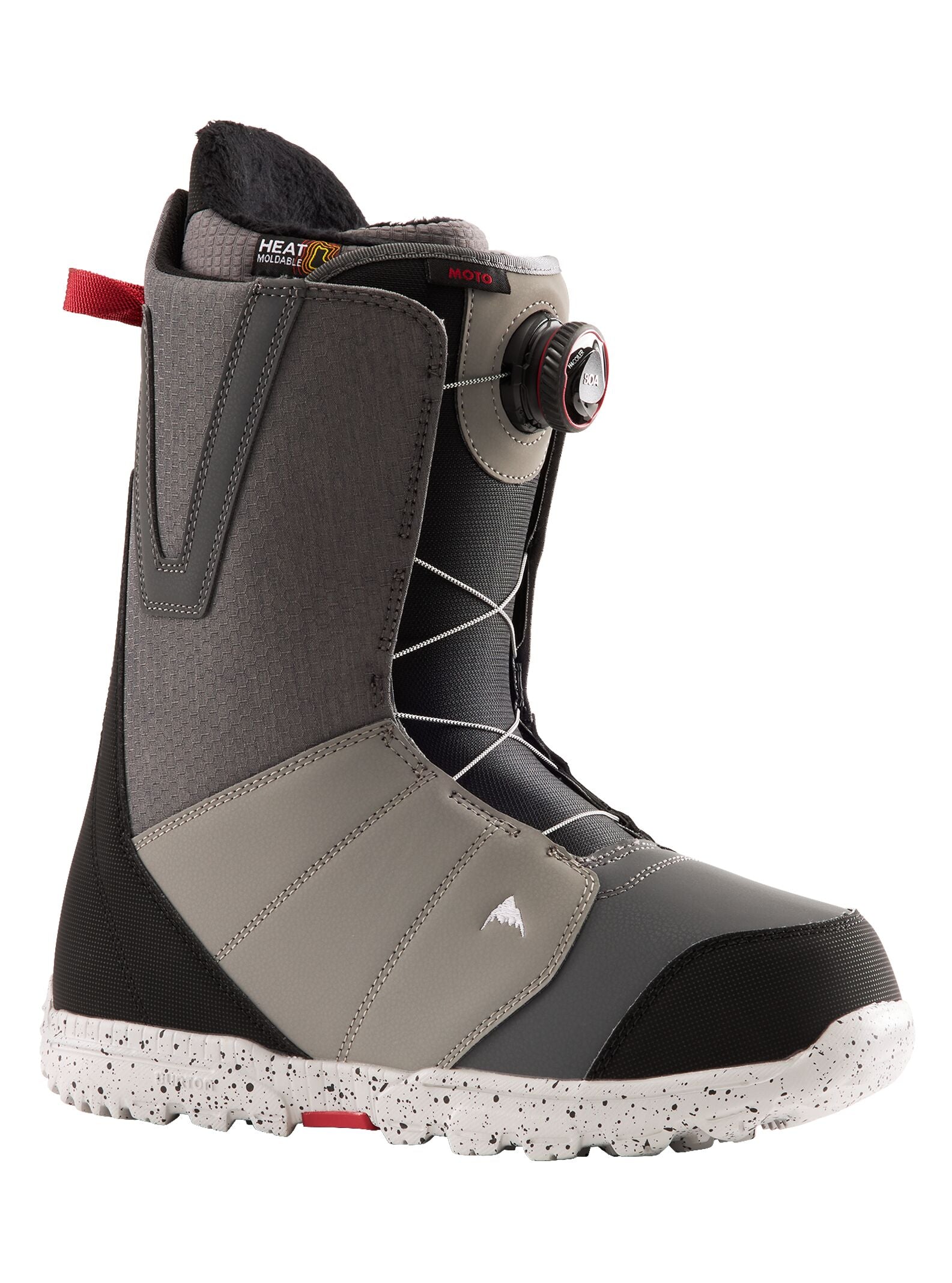 Mens Burton Moto BOA Snowboard Boots 2025 / Gray