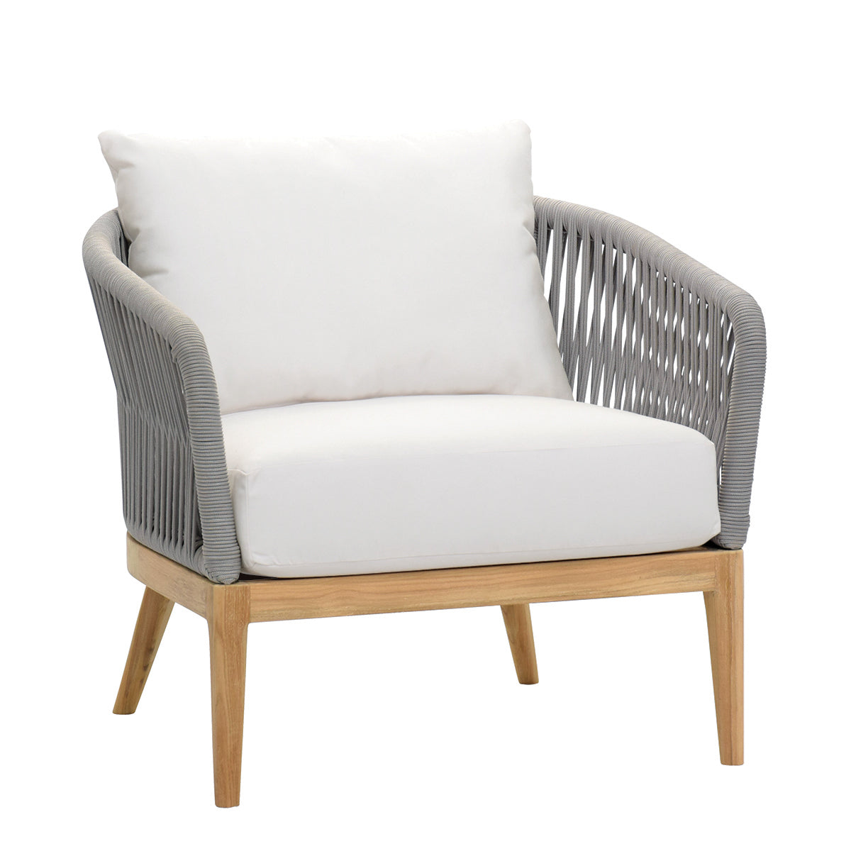 Kingsley Bate Lucia Deep Seating Set Dove Rope / Cloud / Lucia Lounge Chair