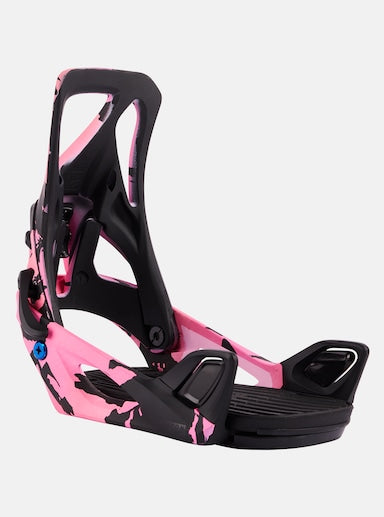 Womens Burton Step On Re:Flex Snowboard Bindings / Pink/Black