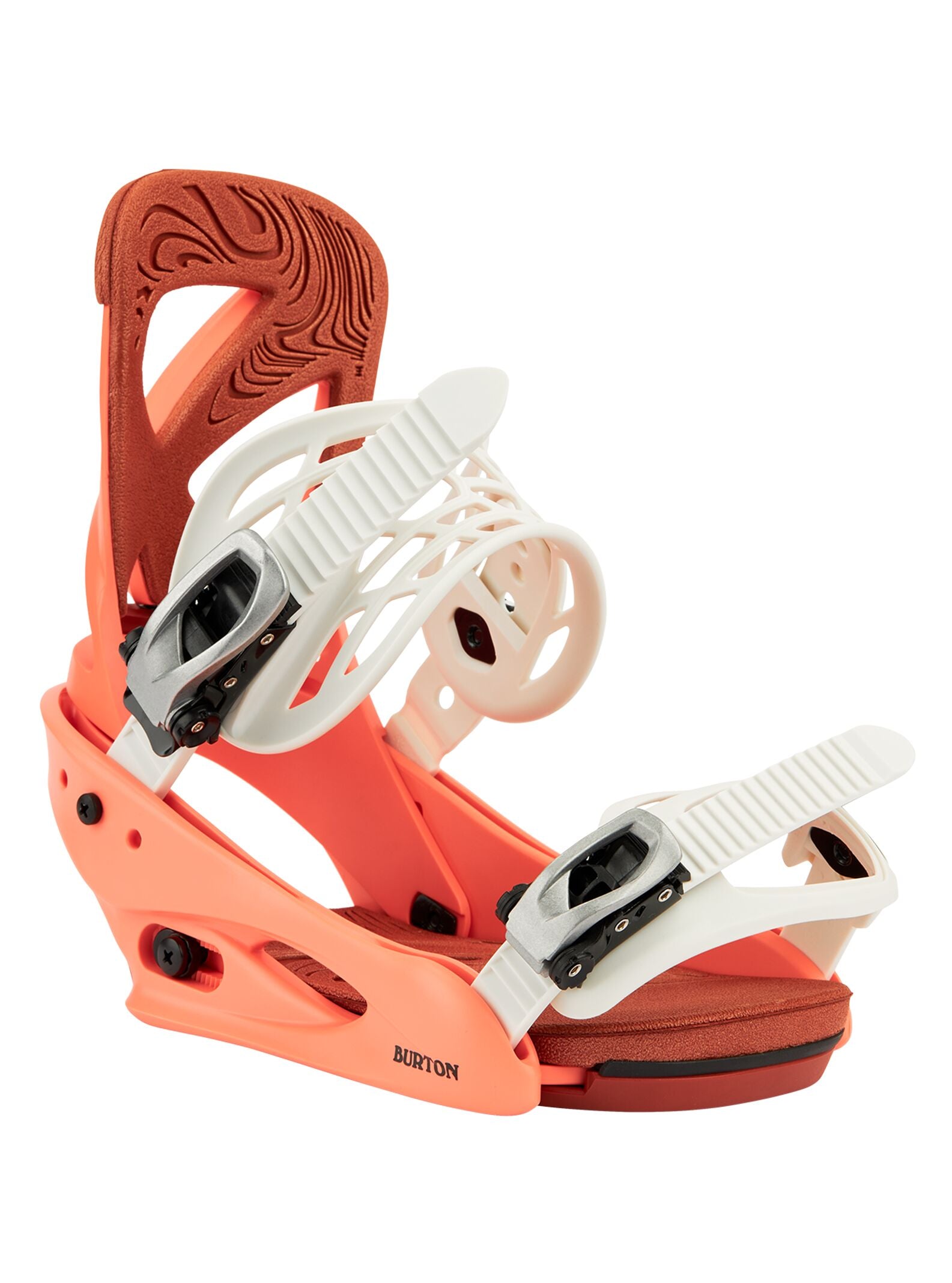 Womens Burton Scribe Re:Flex Snowboard Bindings 2024 / Coral
