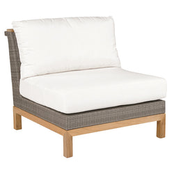 Kingsley Bate Azores Deep Seating Sectional Set Granite / Ocean / Azores Sectional Armless Chair