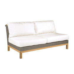 Kingsley Bate Azores Deep Seating Sectional Set Granite / Ocean / Azores Sectional Armless Settee