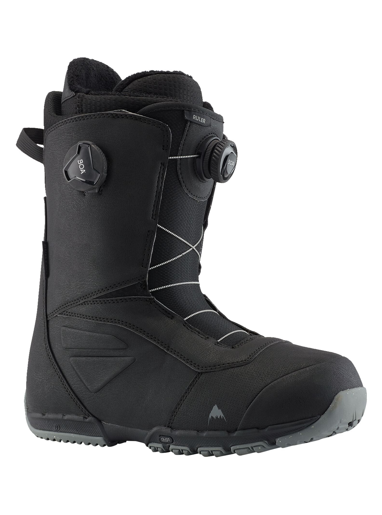 Mens Burton Ruler BOA Snowboard Boots 2025 / Black