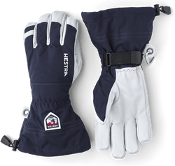 Hestra Army Leather Heli Ski Glove Navy