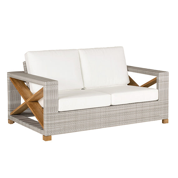 Kingsley Bate Jupiter Deep Seating Cool Grey / Denim / Jupiter Settee