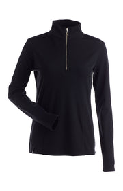 Nils, INC. Robin Womens 1/4 Zip Black