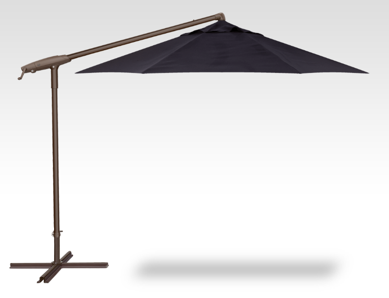 Treasure Garden 10 Cantilever Umbrella AG19 / Bronze / Navy - 2439 (D)