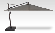 Treasure Garden 10 x 13 AKZ Plus Cantilever Umbrella AKZPRT / Black / Cast Slate - 40434 (A)