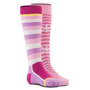 Fox River Mills Junior Snow Day 2 Pack Sock / Bubble Gum