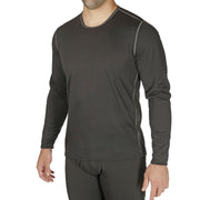 Hot Chillys Mens Bi-Ply Crew (Black)