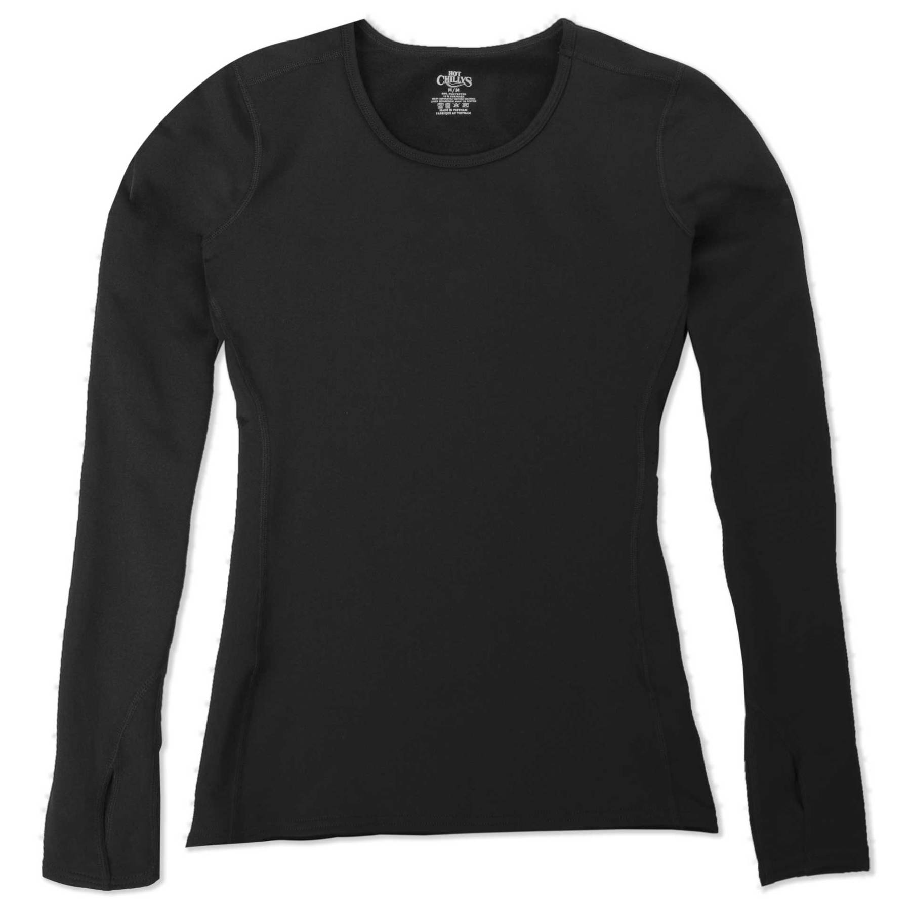 Hot Chillys Womens Crew (Black)