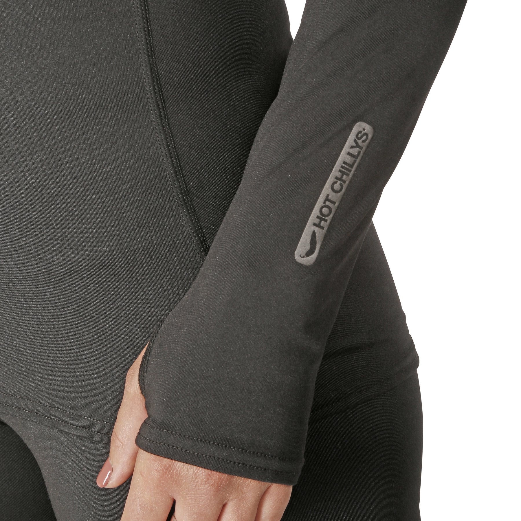 Hot Chillys Womens Crew (Black)