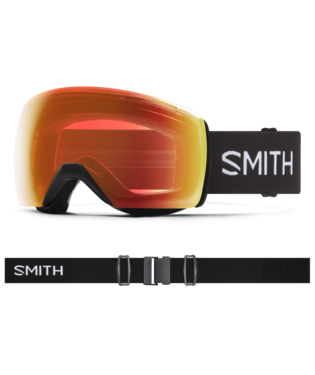 Smith Skyline XL Goggles Black + ChromaPop Everyday Red Mirror Lens