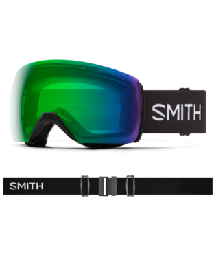 Smith Skyline XL Goggles Black + ChromaPop Everyday Green Mirror Lens