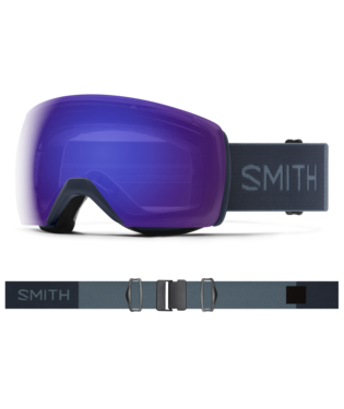 Smith Skyline XL Goggles French Navy + ChromaPop Everyday Violet Mirror Lens