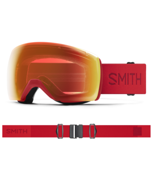 Smith Skyline XL Goggles Lava + ChromaPop Everyday Red Mirror Lens