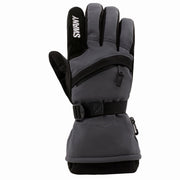 Swany America Swany Mens X-Over Glove 2.2 Charcoal Gray / Black