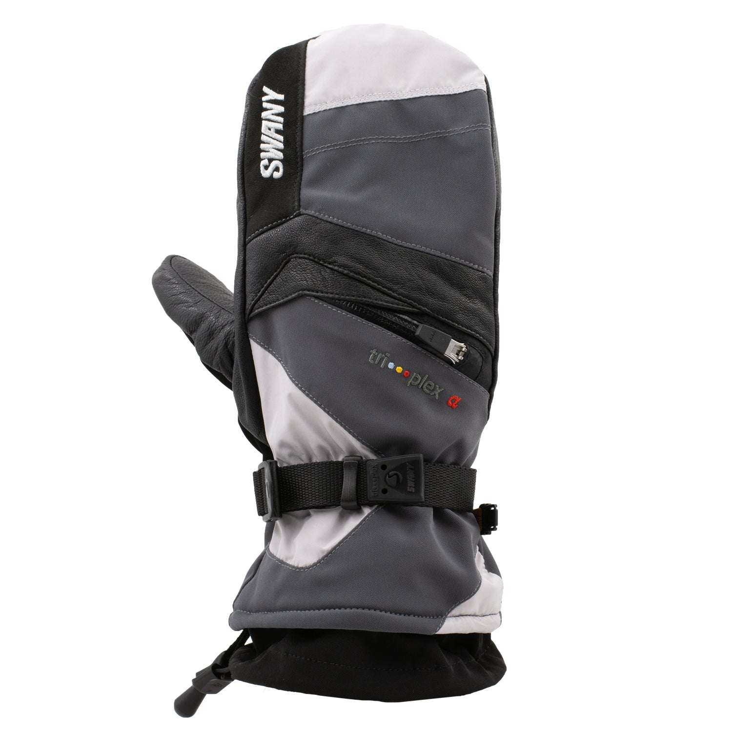 Swany America Swany X-Change Mitt Mens Light Grey / Charcoal